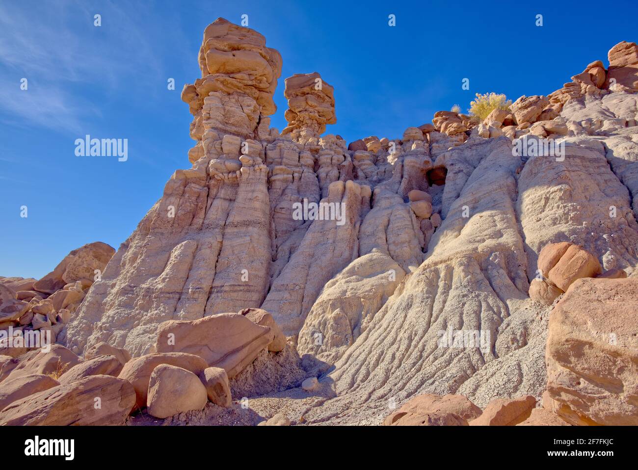 Giant Hoodoos in the Devil's Playground at Petrified Forest National Park, Arizona, United States of America, North America Stock Photo