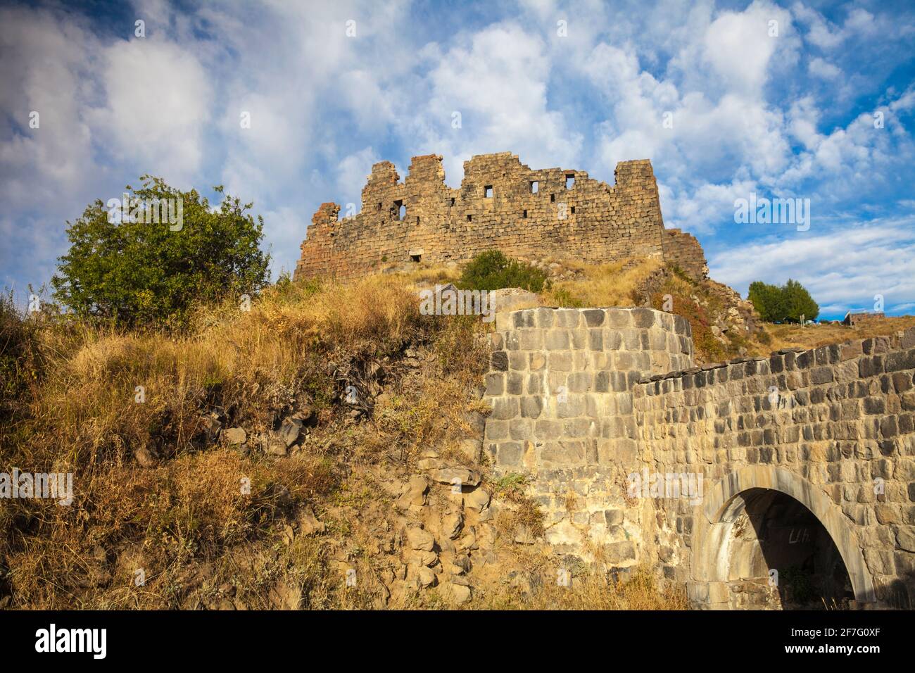 Armenia, Aragatsotn, Yerevan, Amberd fortress located on the slopes of Mount Aragat Stock Photo