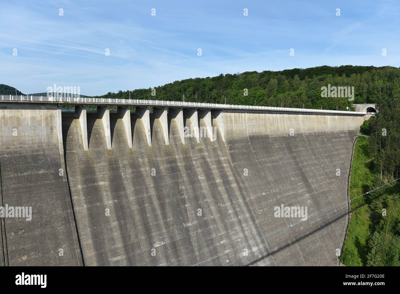 Rappbode Dam Stock Photo