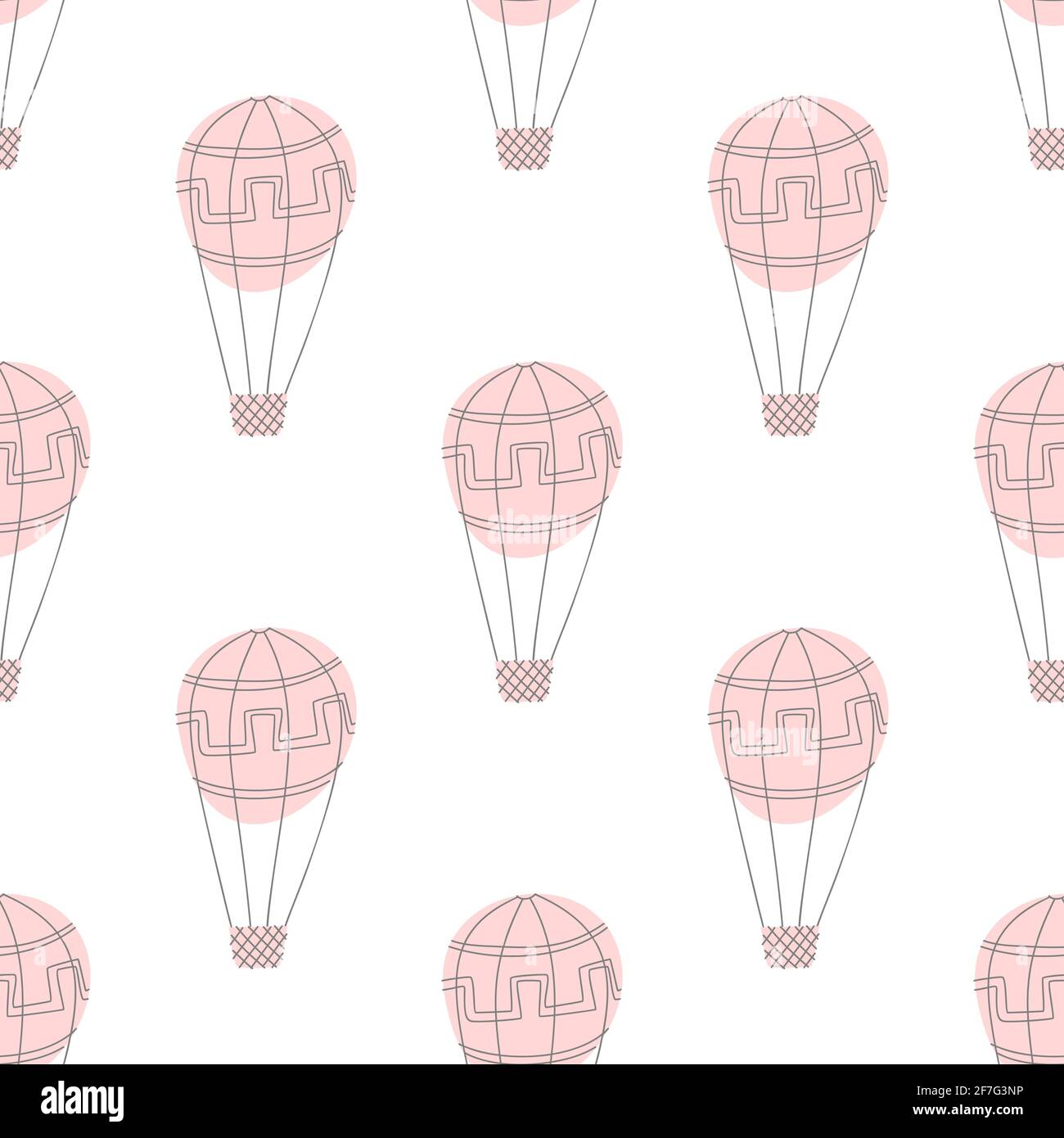 Let op Belastingen Acquiesce Vector scandinavian baby Seamless pattern of colorful air balloons isolated  on white background. Simple kids illustration texture for nordic wallpaper  Stock Vector Image & Art - Alamy