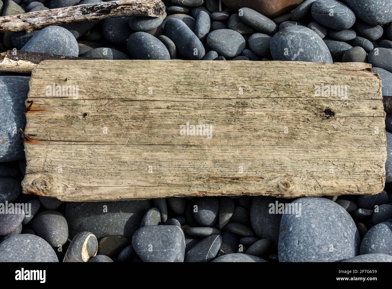 Wooden textured background with copy space for a message and no text Stock Photo