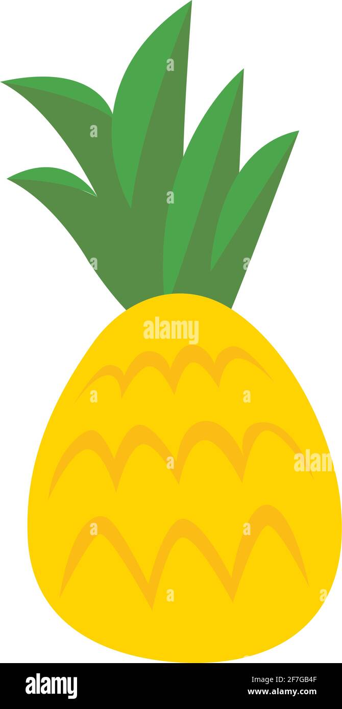 Pineapple fruit, healthy organic food Stock Vector Image & Art - Alamy