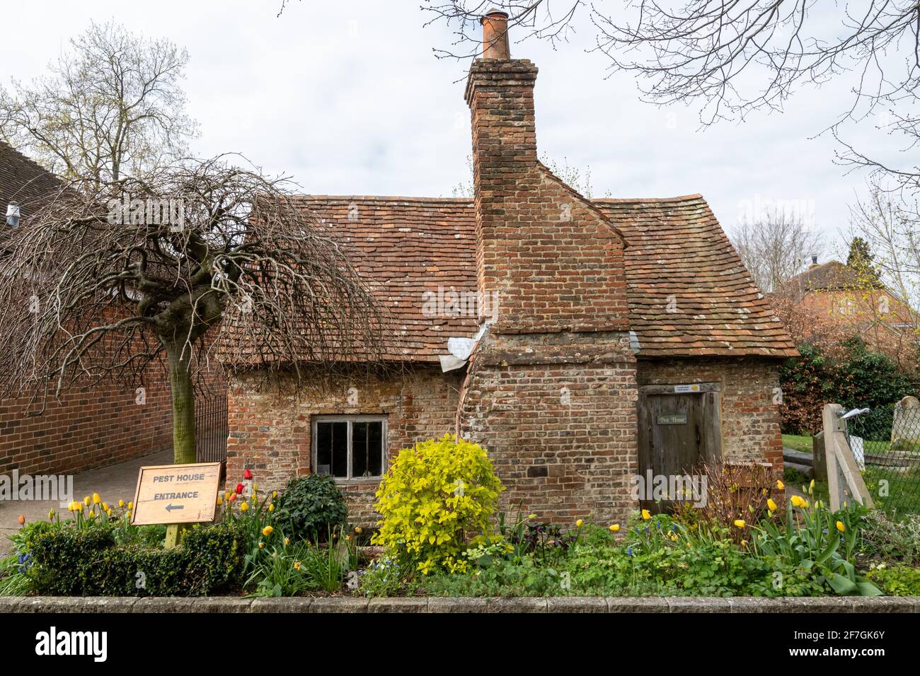 The Odiham Pest House, which dates from the early 1620s, Hampshire, UK. Used to quarantine people with infectious diseases. Stock Photo