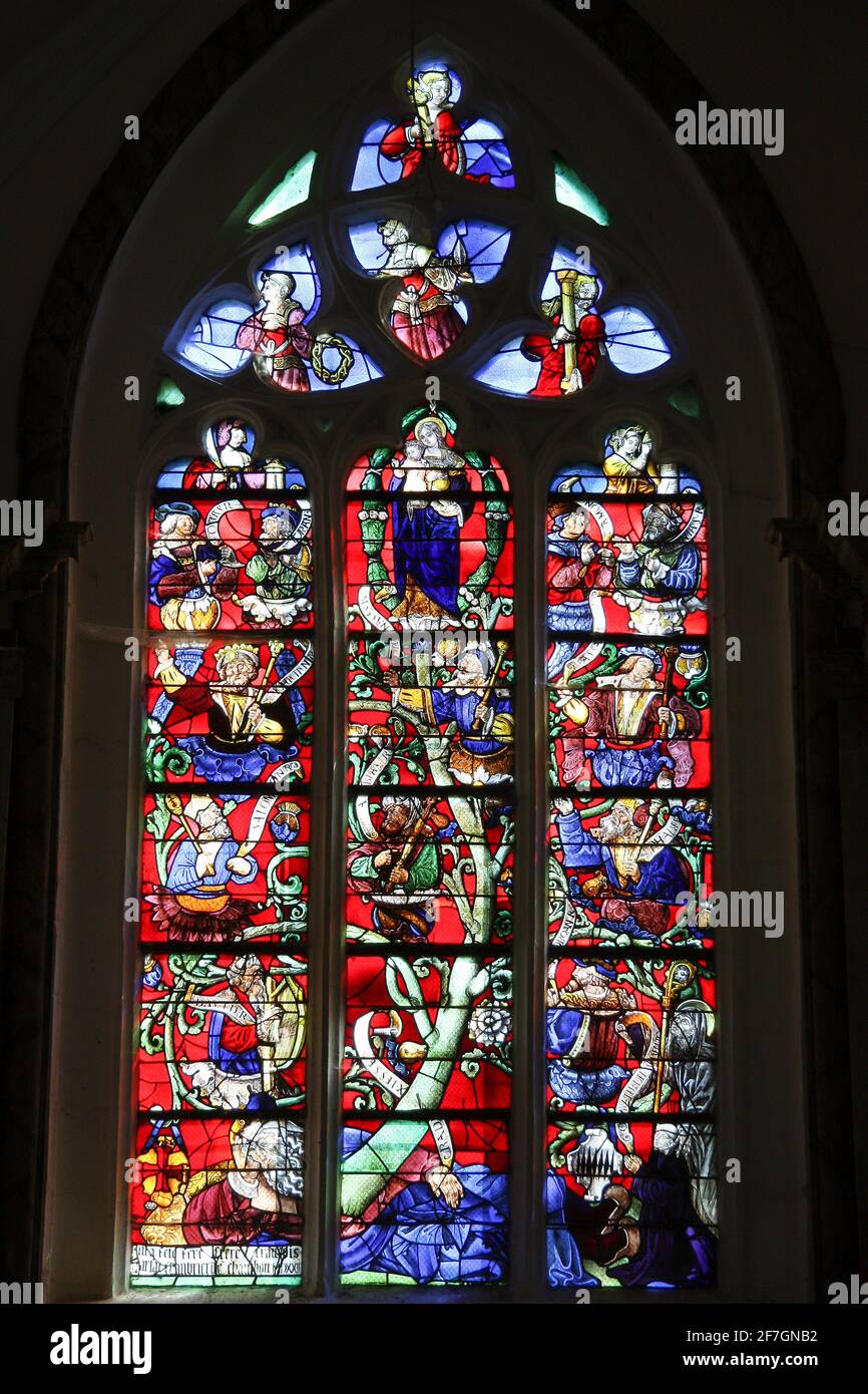 Tree Of Jesse Stained Glass Window Hi Res Stock Photography And Images