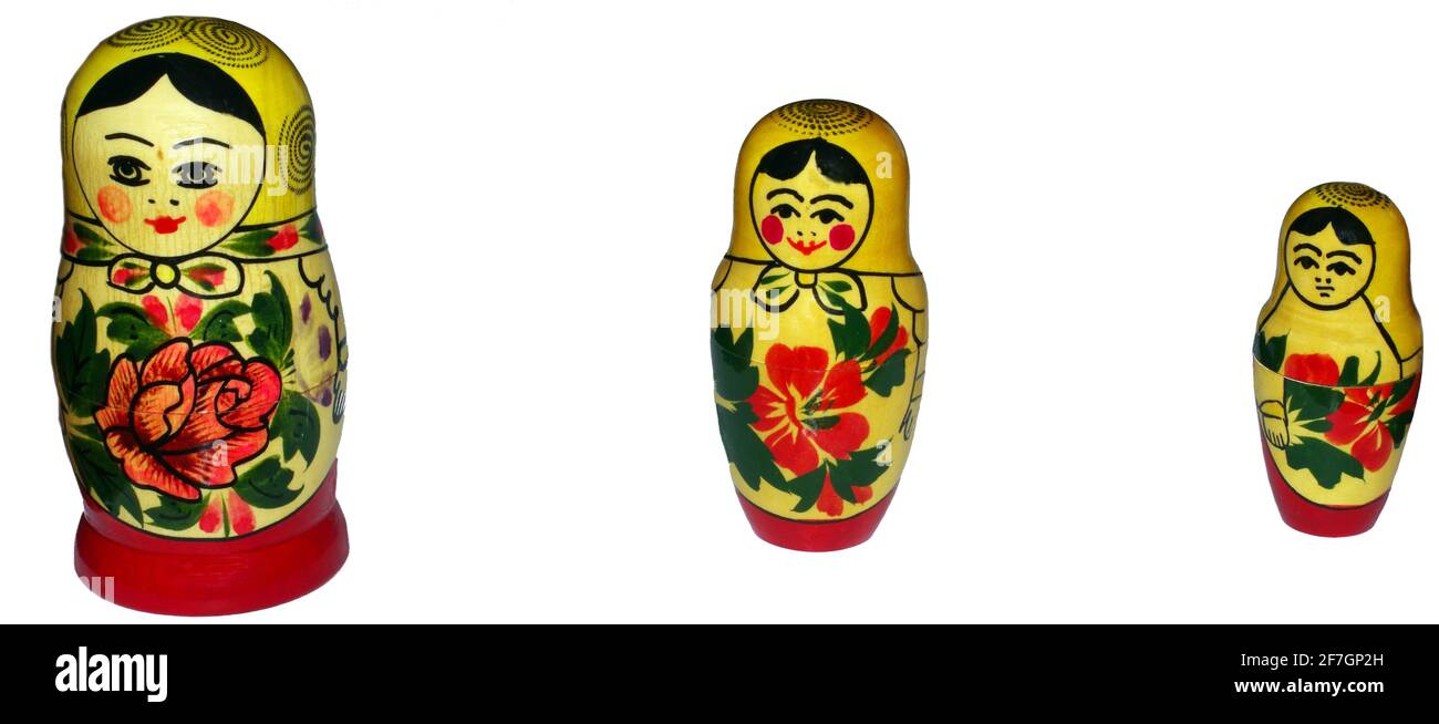 Typical russian doll Matryoska Stock Photo Alamy