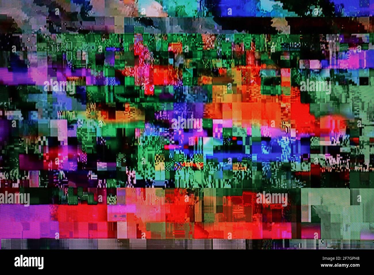 Glitch screen hi-res stock photography and images - Alamy