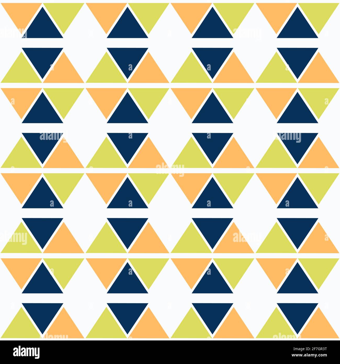 The pattern of their triangular motives. Geometric pattern. Stock Vector