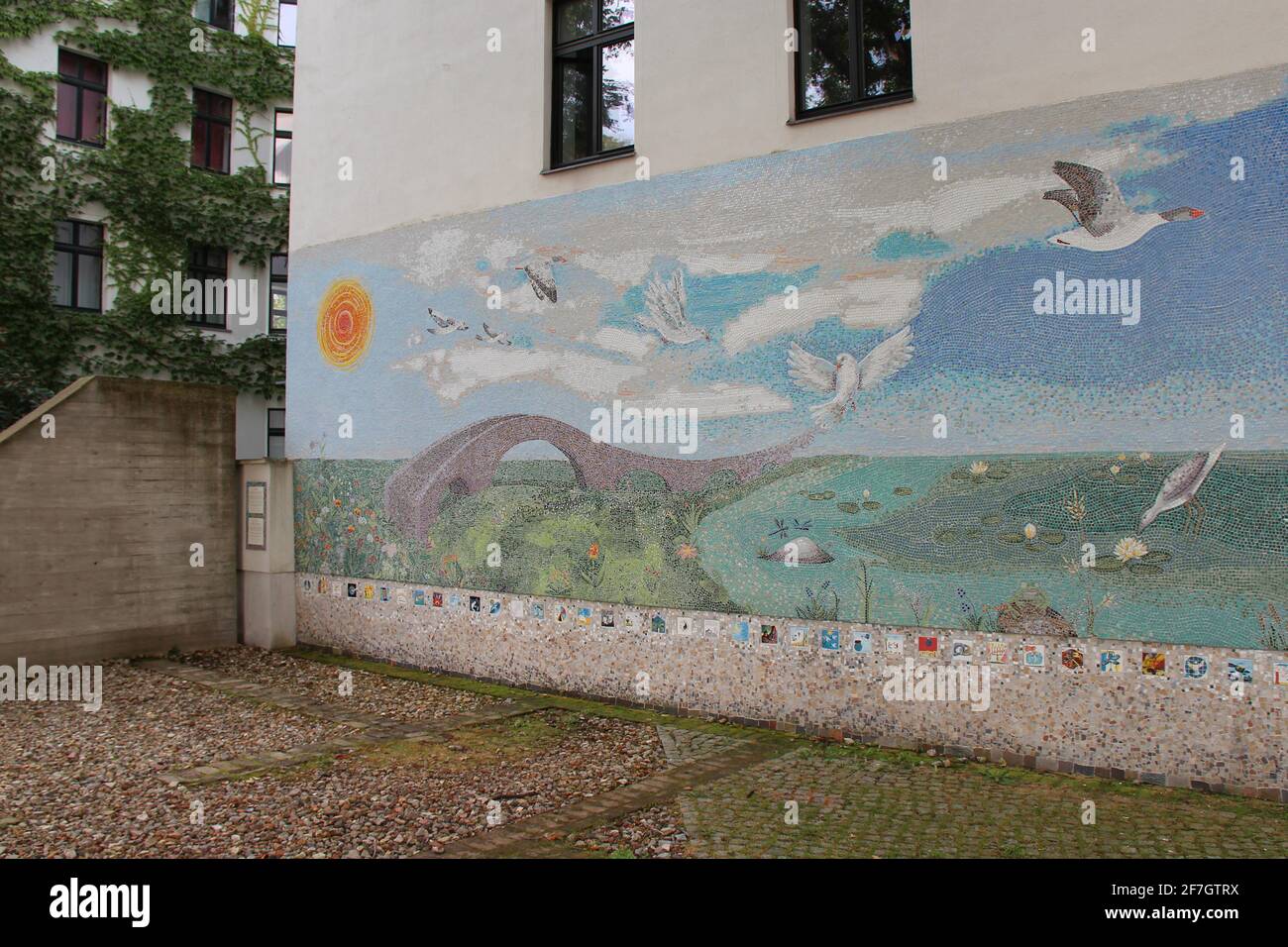 mosaic on a wall in berlin (germany Stock Photo - Alamy