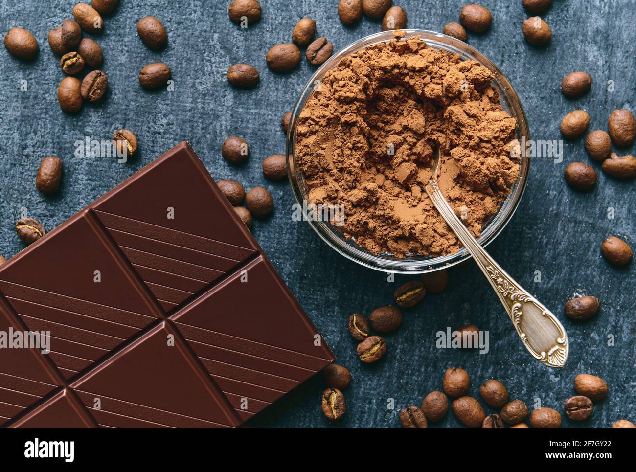 Bitter chocolate cocoa powder hires stock photography and images Alamy