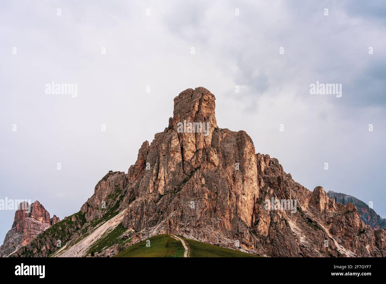 Clouds over mountain peaks in the Dolomites, Italy Stock Photo - Alamy