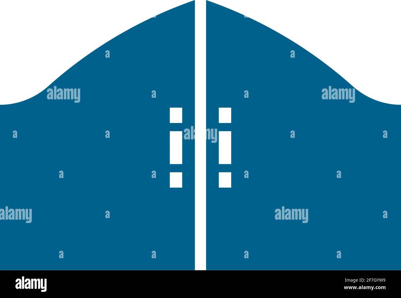 Gate icon logo flat design vector template illustration Stock Vector