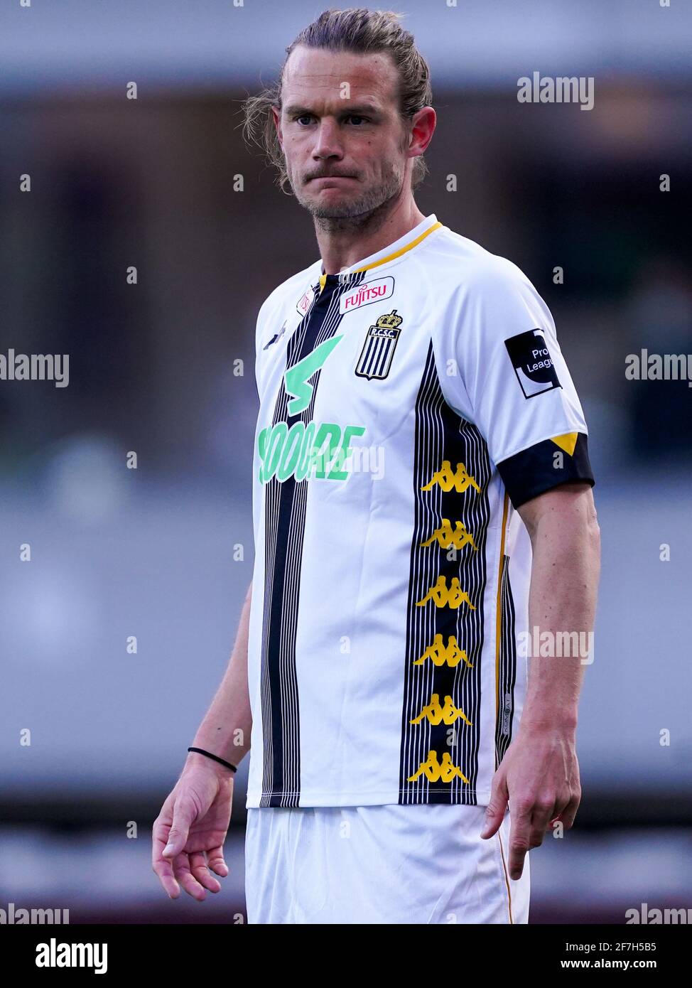 Antwerpen Belgium April 7 Guillaume Gillet Of Sporting De Charleroi During The Jupiler Pro League Match Between Kfco Beerschot Wilrijk And Sportin Stock Photo Alamy