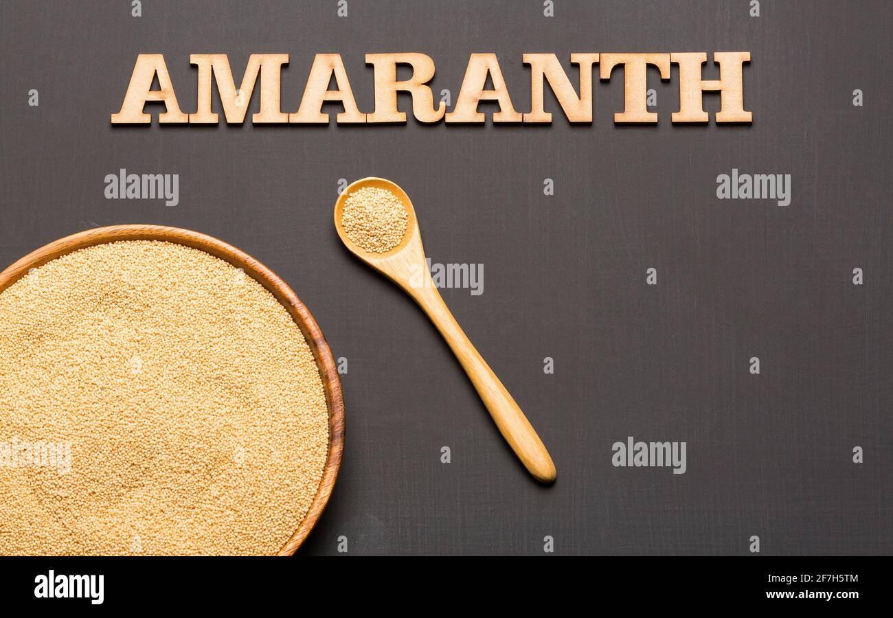 Raw organic amaranth seed - Amaranthus Stock Photo - Alamy