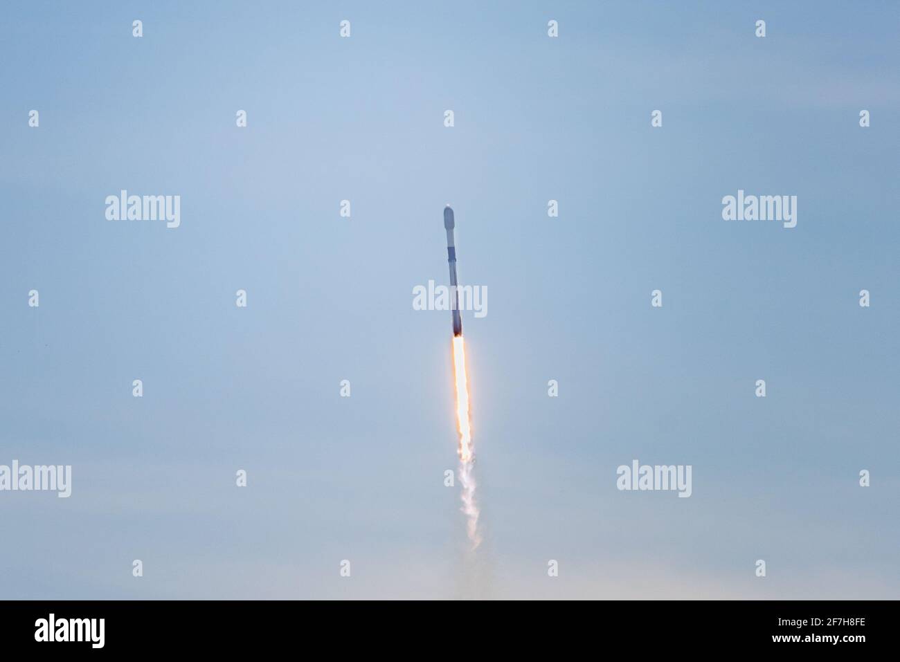 SpaceX Falcon 9 Starlink L-23 Stock Photo