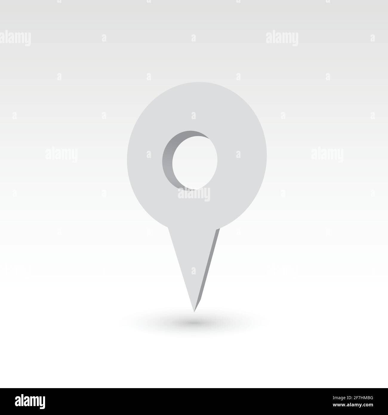 Map pointer - 3D vector object Stock Vector Image & Art - Alamy