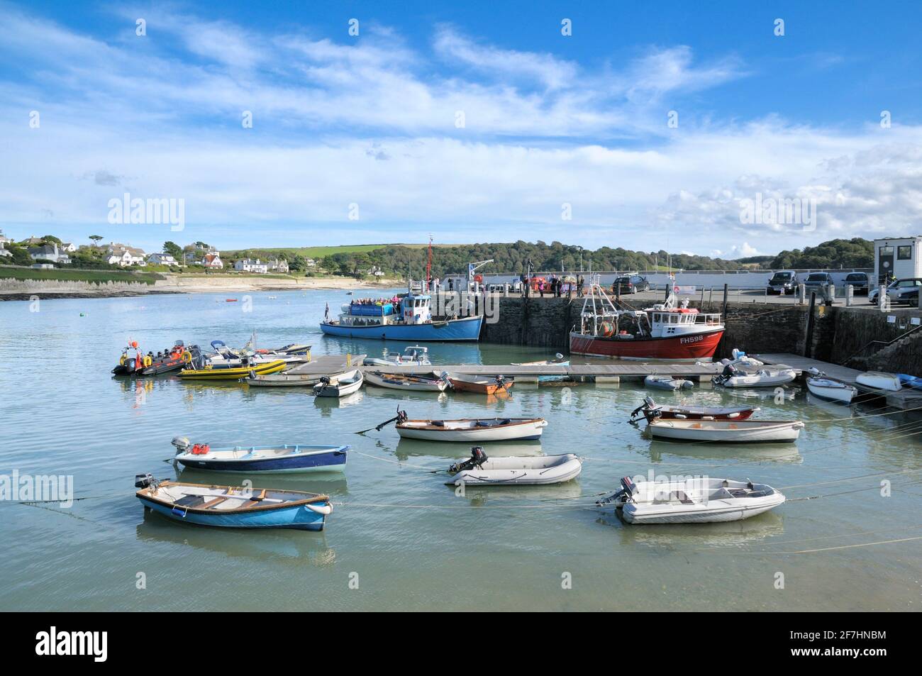 St Mawes Harbour, Roseland Peninsula, south Cornwall, England, UK Stock Photo