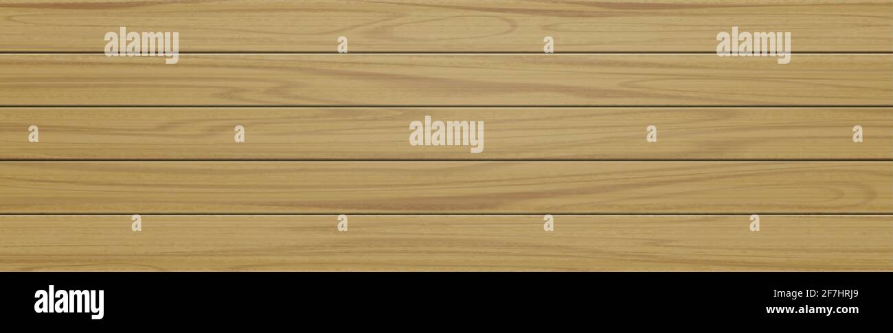 Realistic background texture of light wood planks - Vector illustration ...