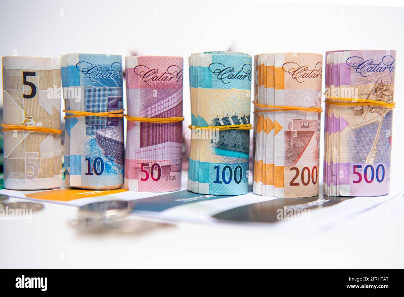 Qatar Currency Newley Launched Bank Notes. Qatari Riyal ,Notes ...