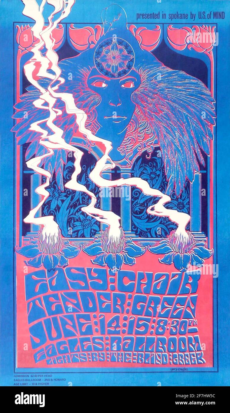 A vintage music poster Stock Photo - Alamy