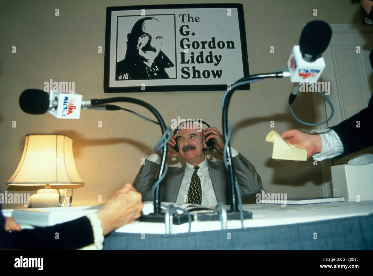 Watergate Co-conspirator G. Gordon Liddy on his talk radio show Stock