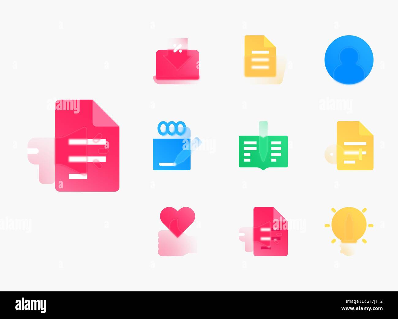 Review Sns Interaction Comment And Reaction Concept Icon Set Stock Photo Alamy