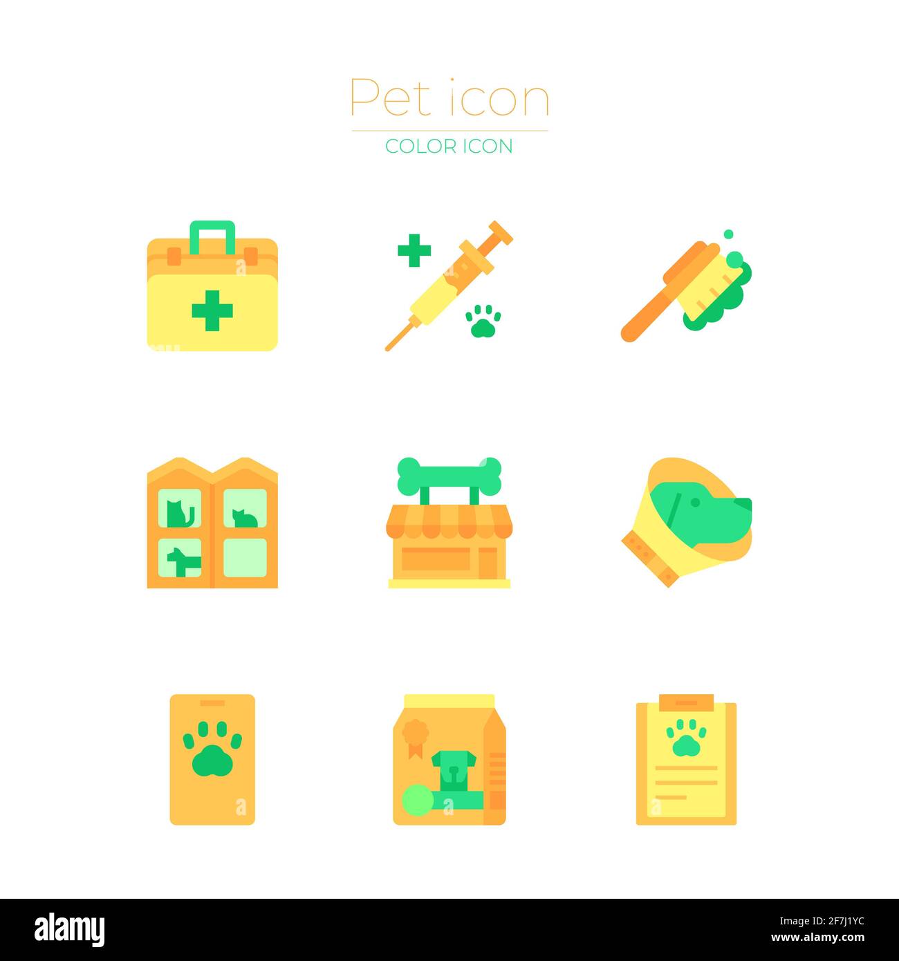 Pet icon series Stock Photo