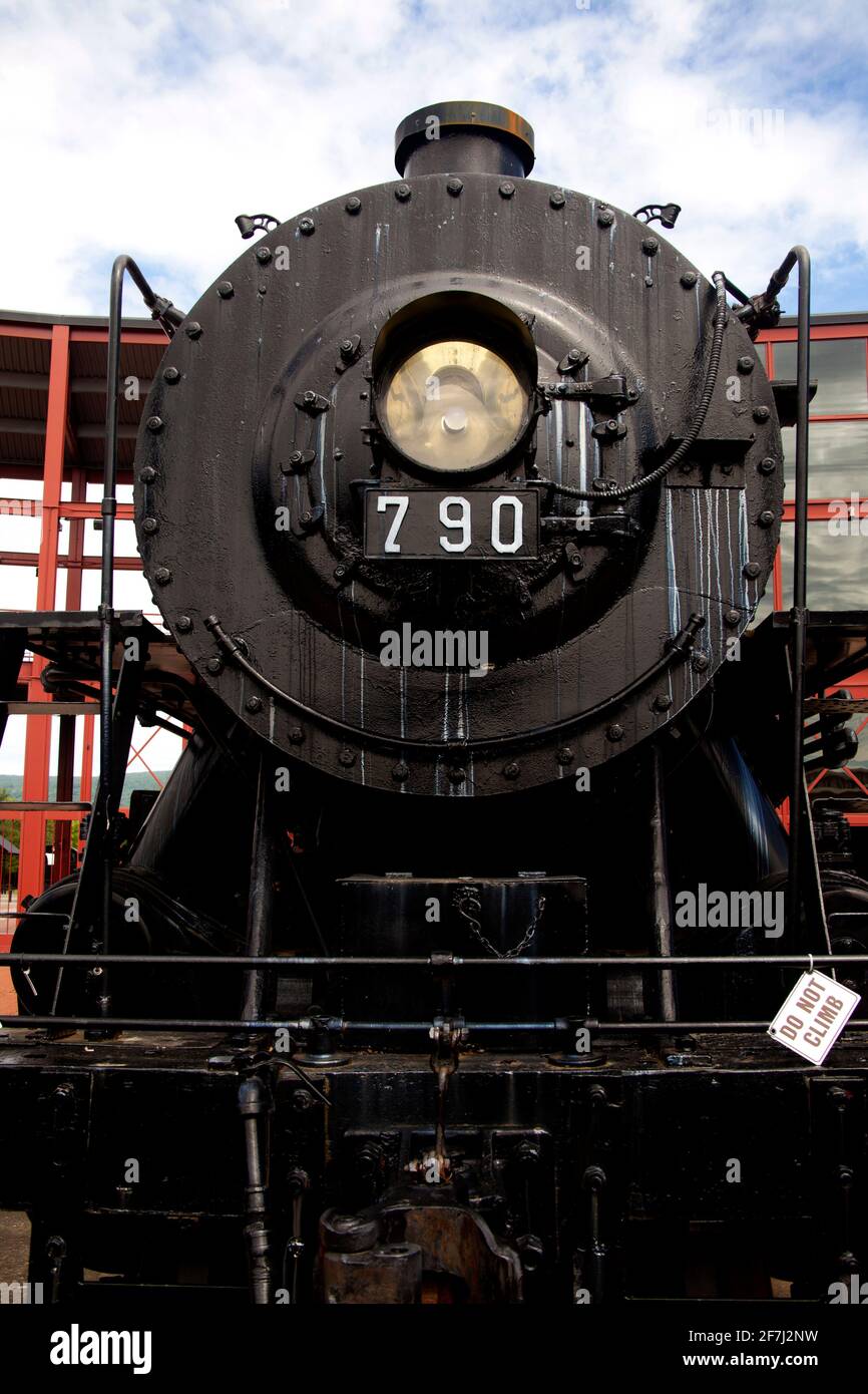 Steamtown National Historic Site, Pennsylvania, USA. The American Industrial Revolution. Stock Photo
