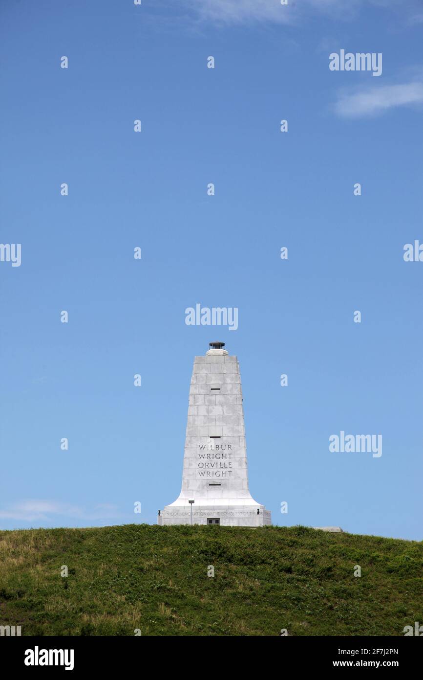 Wright Brothers National Memorial, NPS, North Carolina, USA Stock Photo