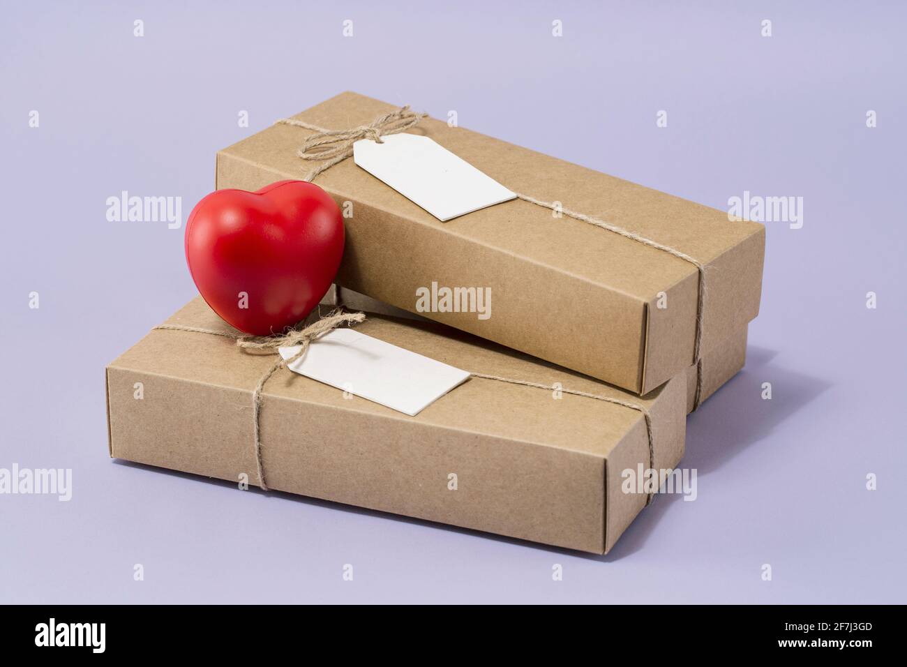 mask and heart Stock Photo