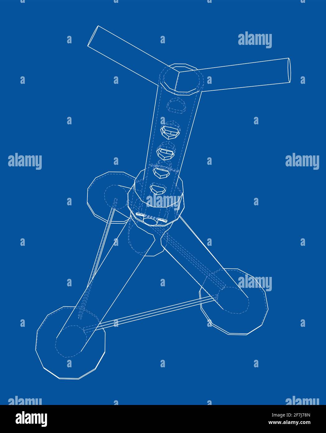 Axle stand isolated. Vector Stock Vector Image & Art - Alamy