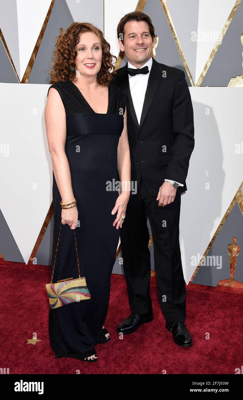 Rena DeAngelo, Mark Ricker arrives to The 88th Academy Awards ceremony, The  Oscars, held at the