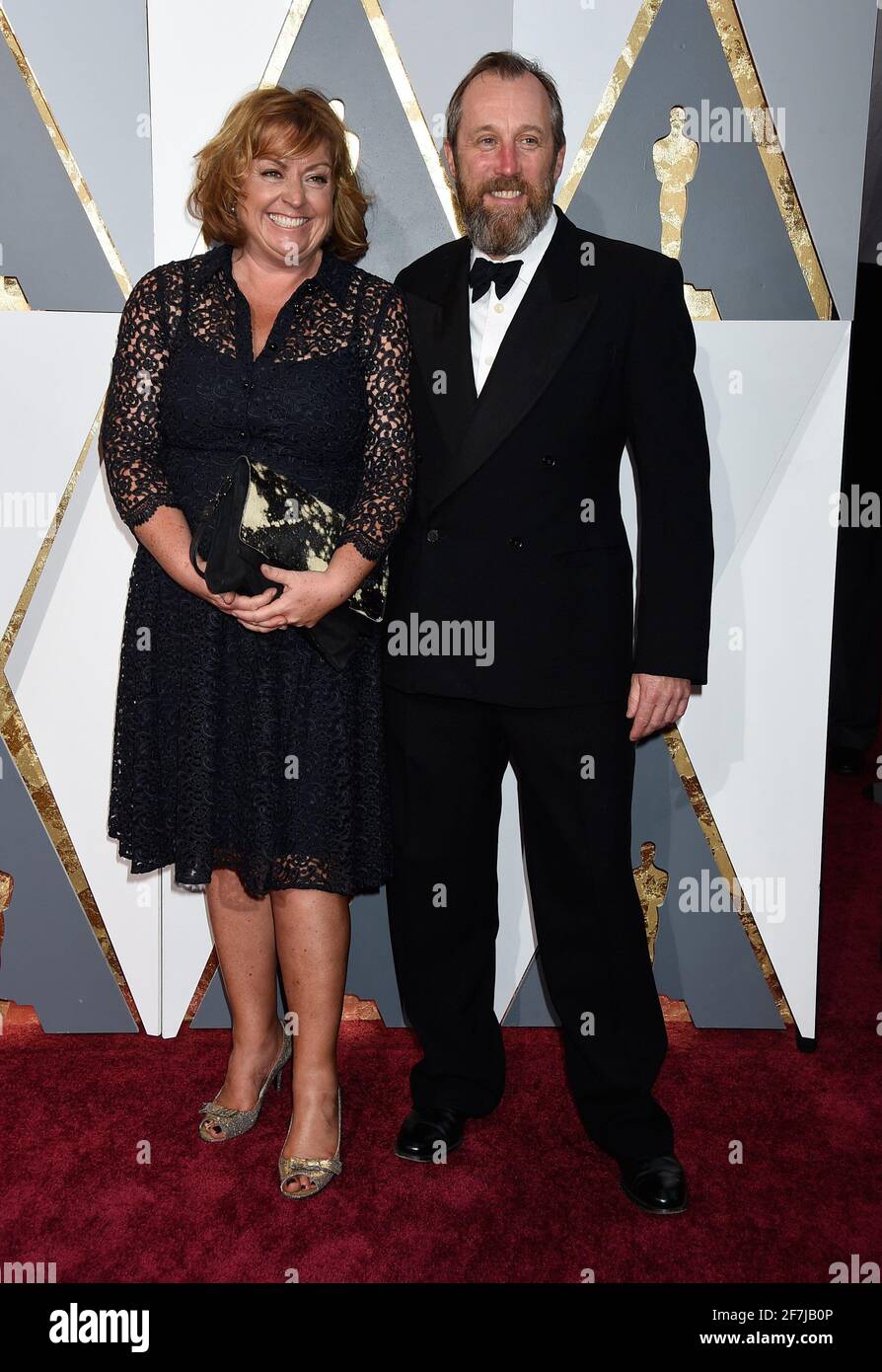 Eve Stewart, Michael Standish arrives to The 88th Academy Awards ceremony, The Oscars, held at the Dolby Theater, Sunday, February 28, 2016 in Hollywood, California. Photo by Jennifer Graylock-Graylock.com 917-519-7666 Stock Photo