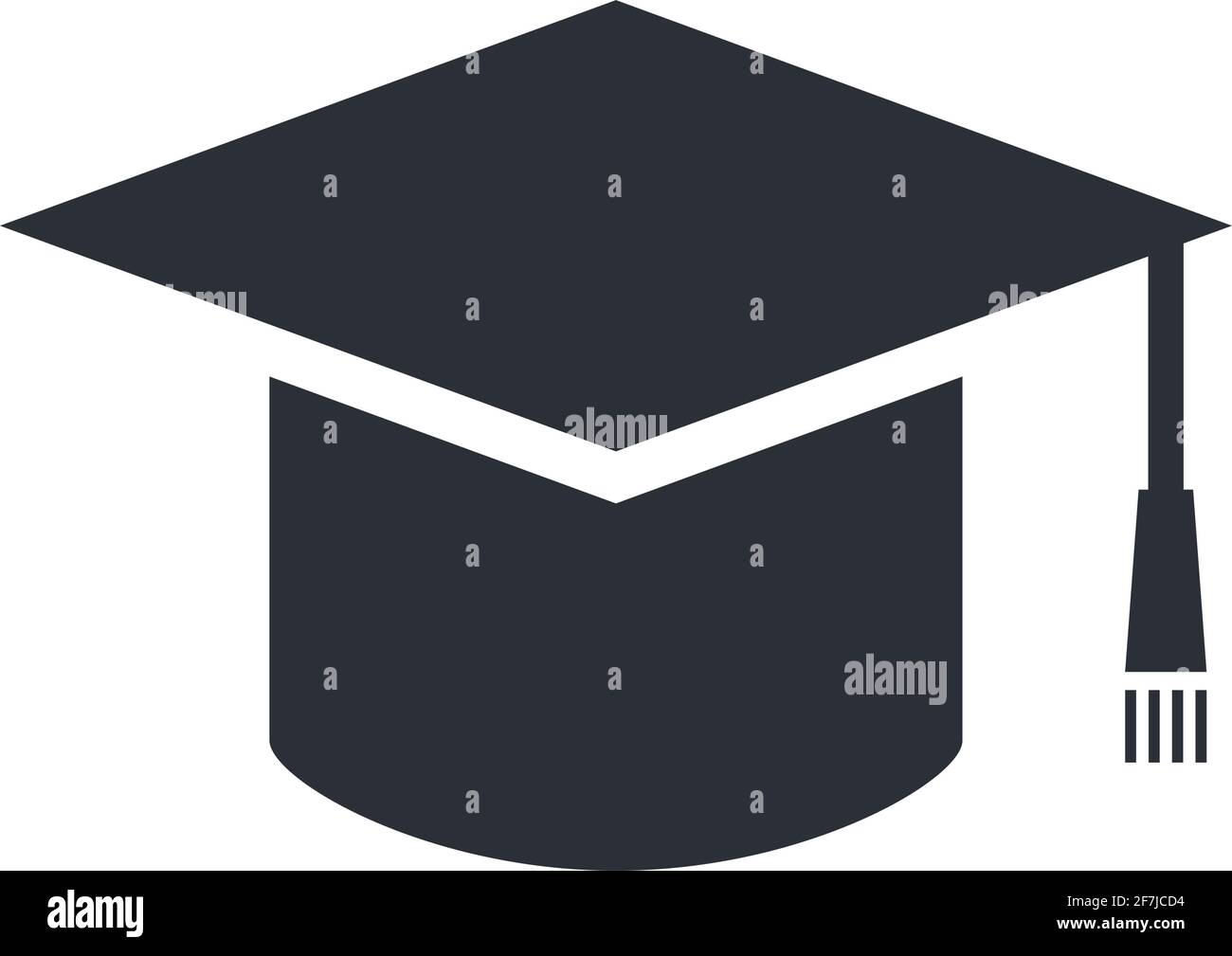 graduation hat silhouette Stock Vector Image & Art - Alamy