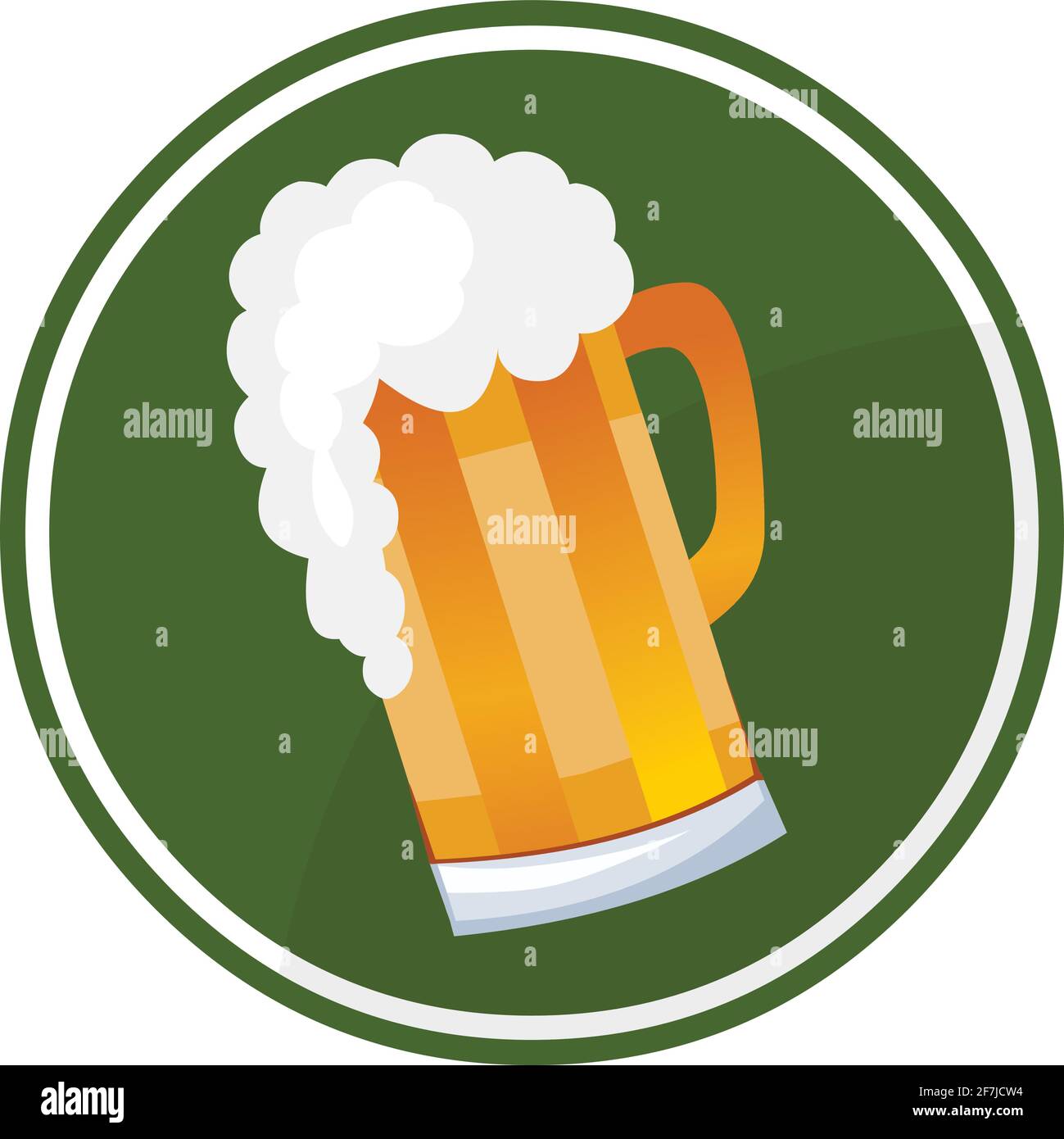 Beer glass illustration Beer glass icon logo vector isolated on white ...