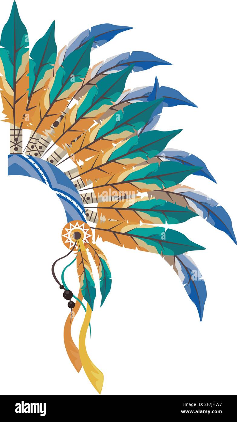 War bonnet Stock Vector Images - Alamy