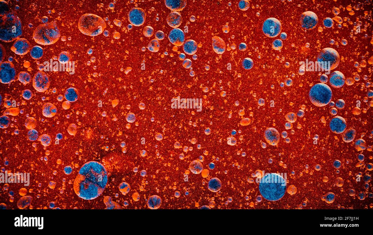 abstract blue bubbles red background Stock Photo Alamy