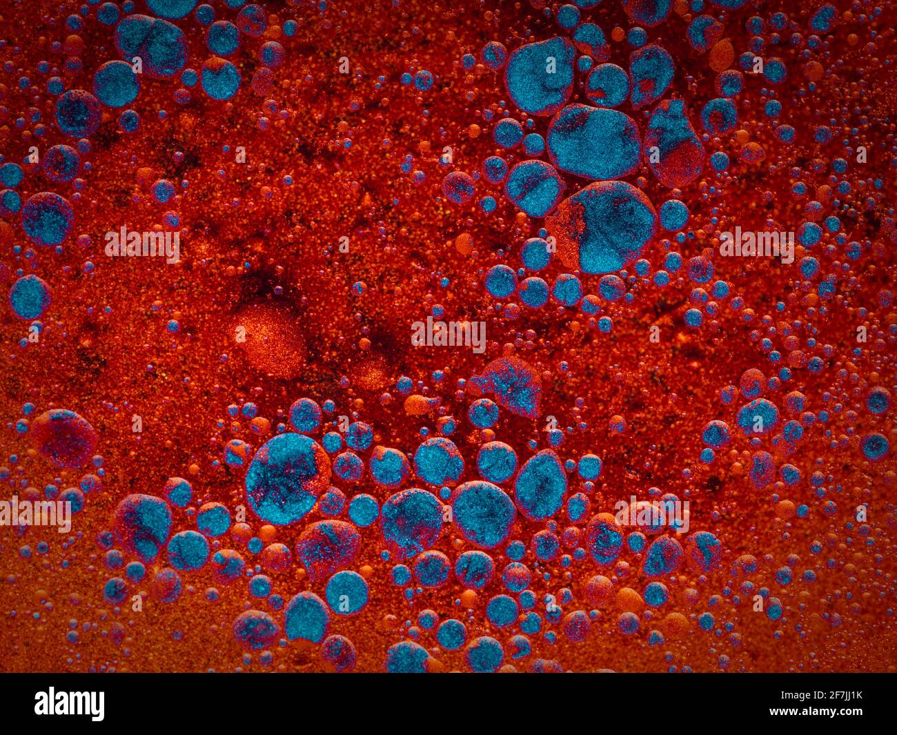 abstract blue bubbles red background Stock Photo Alamy