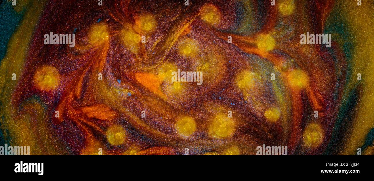 abstract glitter background red yellow and blue Stock Photo