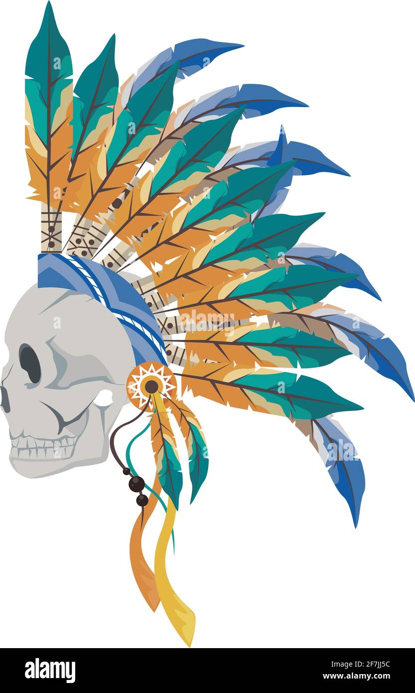 Indian chief war bonnet Stock Vector Images - Alamy