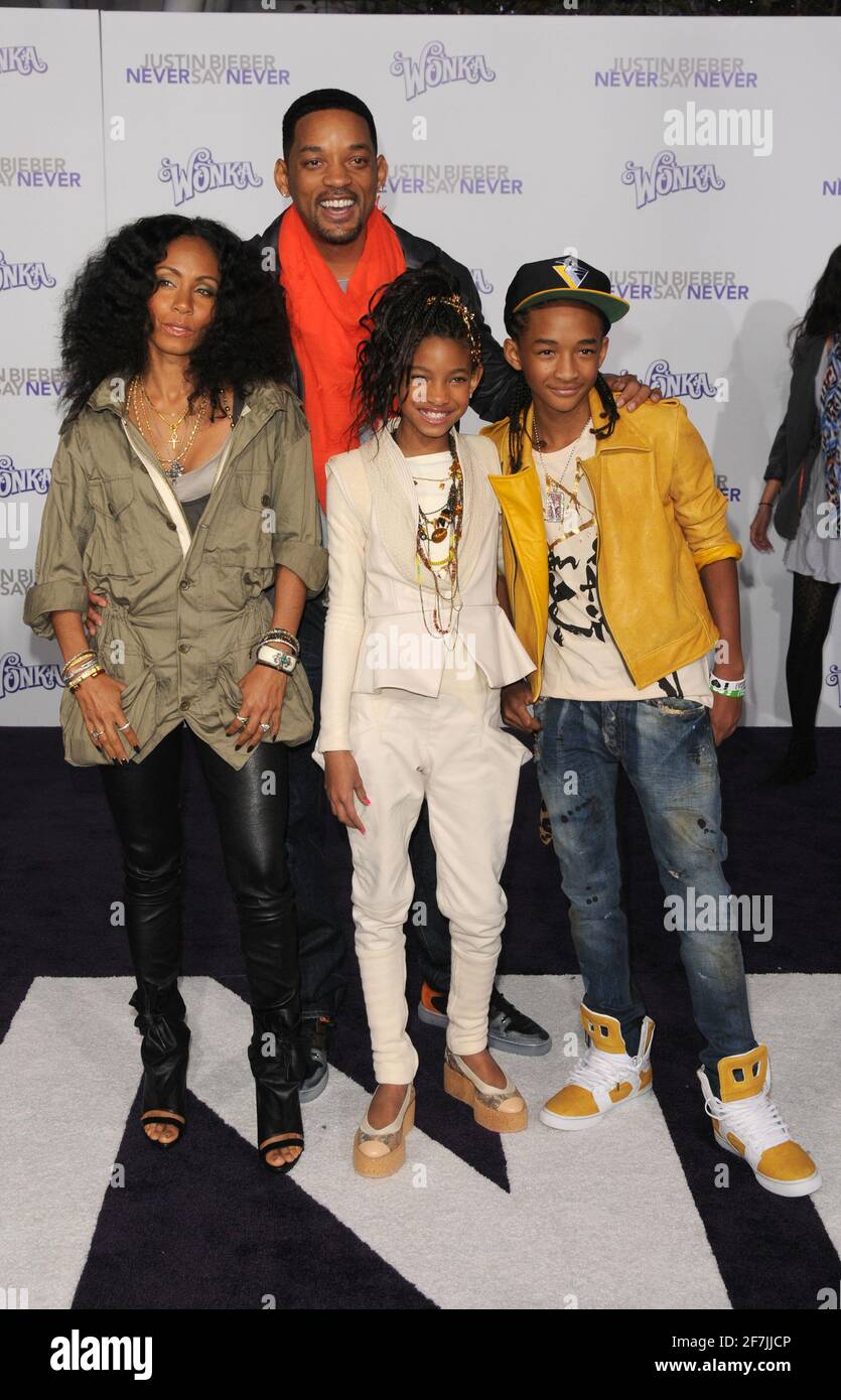 Jaden Smith Justin Bieber Never Say Never Premiere High Resolution Stock Photography And Images Alamy