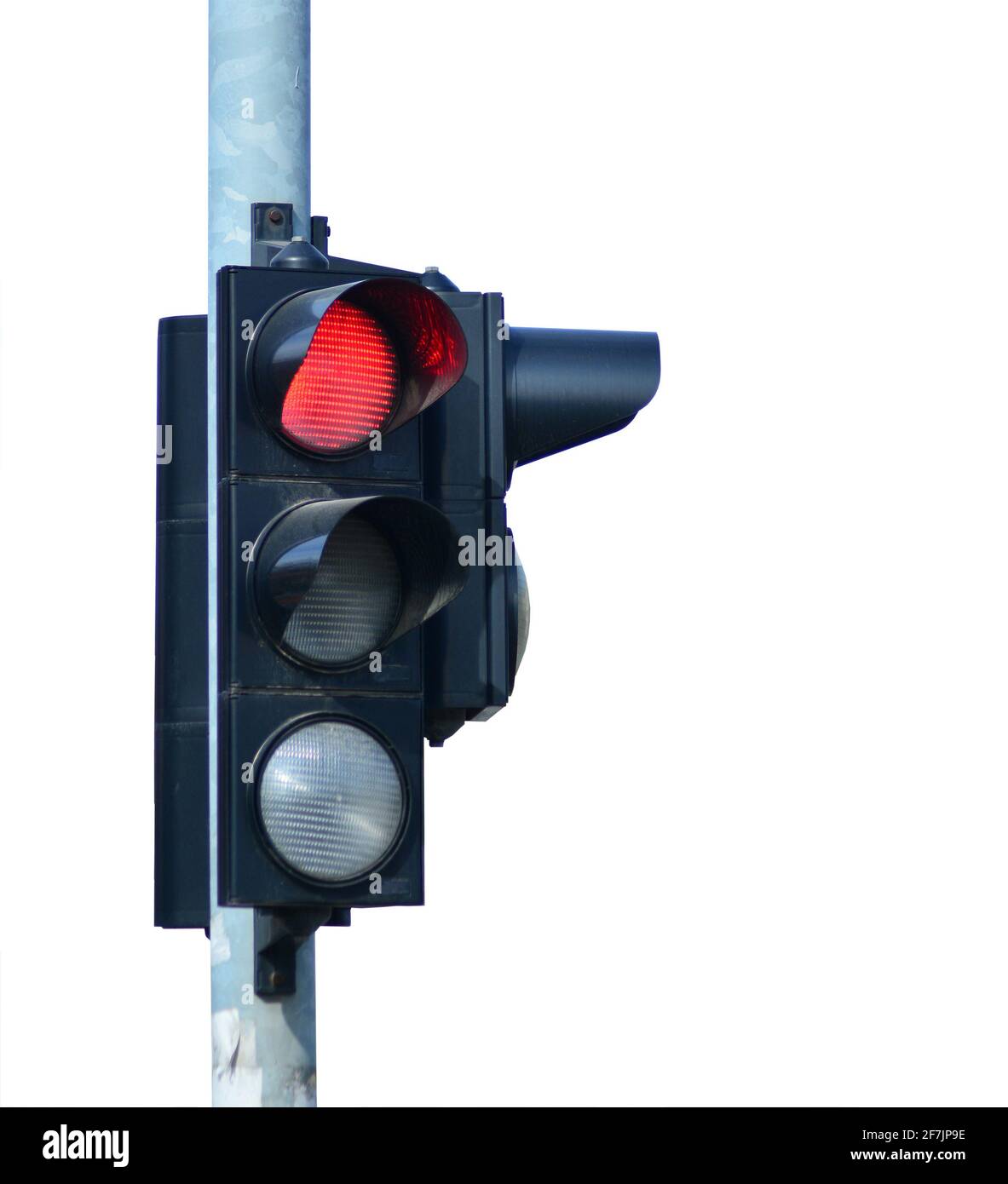 a traffic light isolated on a white background Stock Photo - Alamy