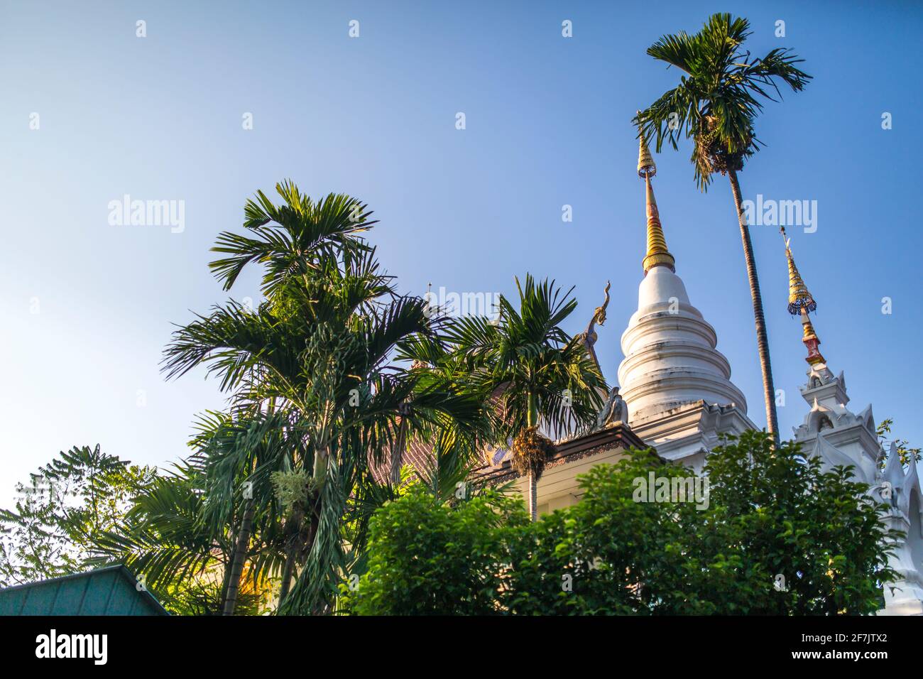 Temple in Chiang Mai, Thailand. Stock Photo