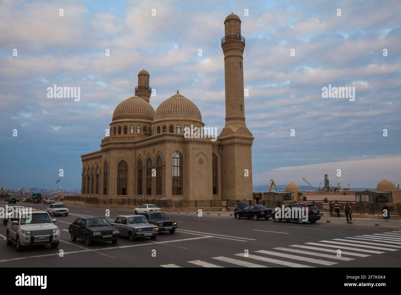 Azerbaijan, Baku, Bibi-Heybat Mosque Stock Photo