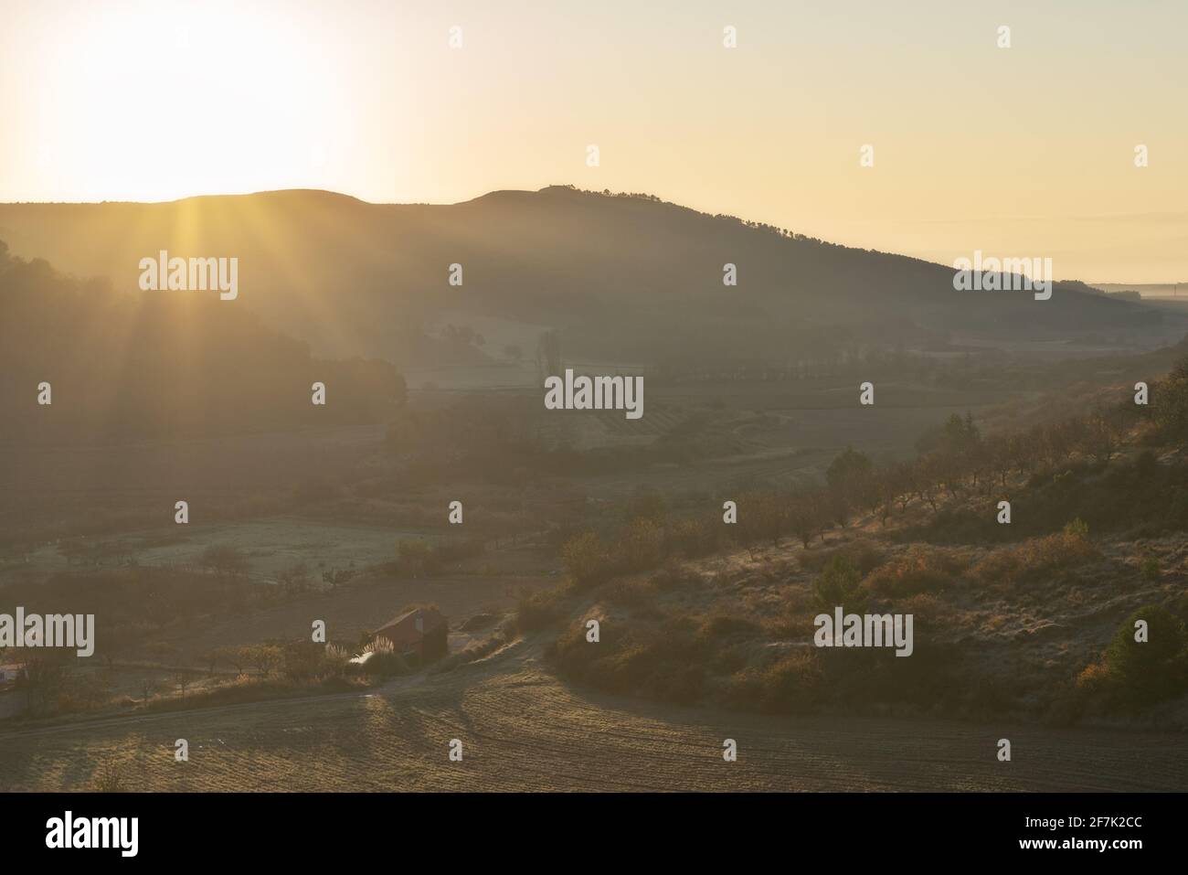 Sunrise over spanish city hi-res stock photography and images - Alamy