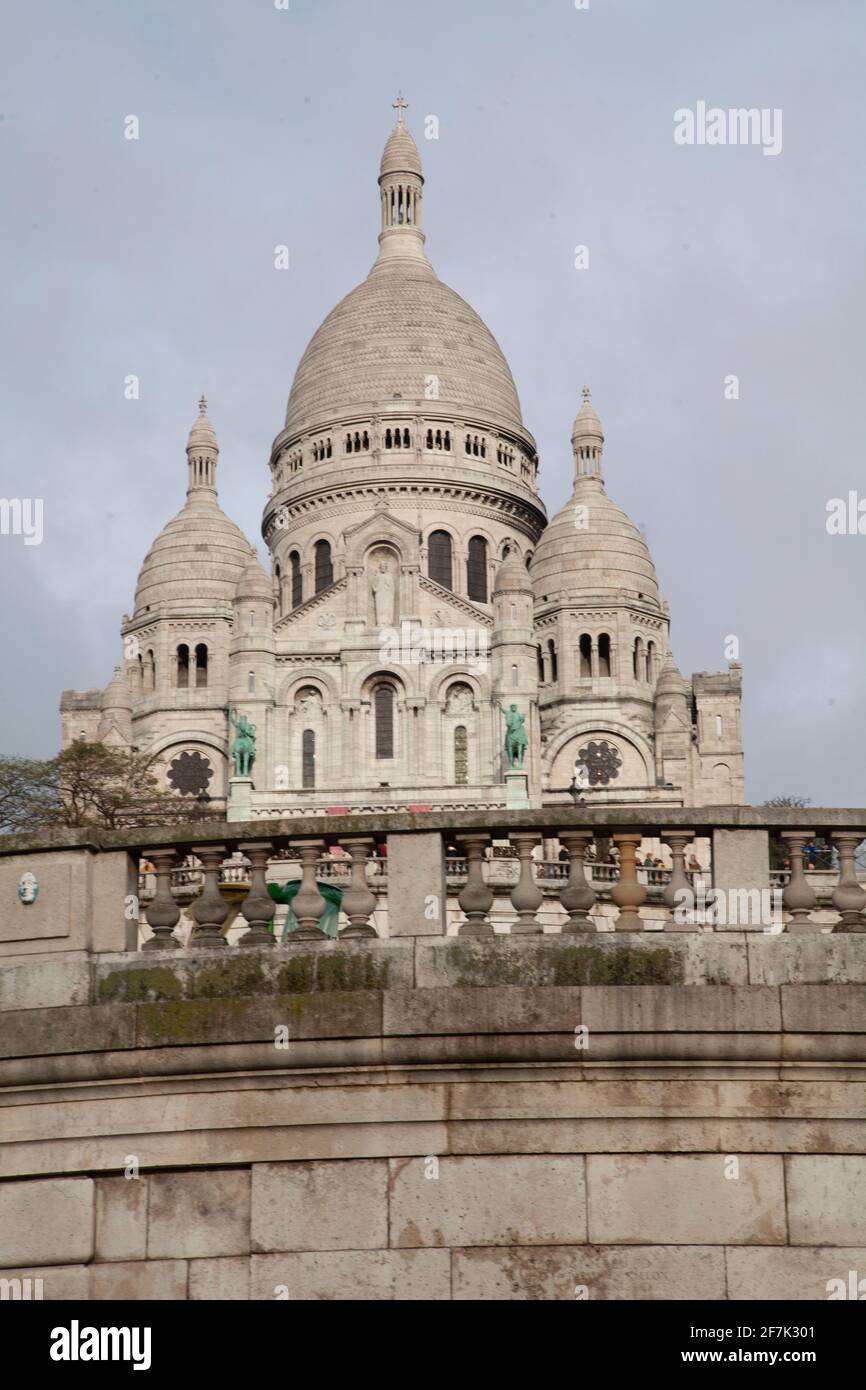 Sacre coeur basilica Paris Stock Photo
