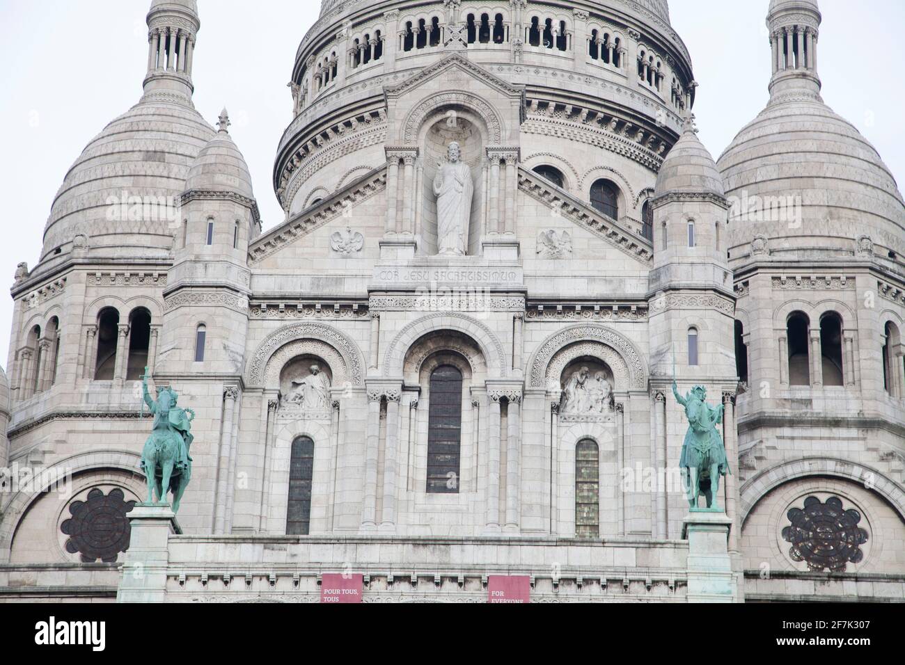 Sacre coeur basilica Paris Stock Photo