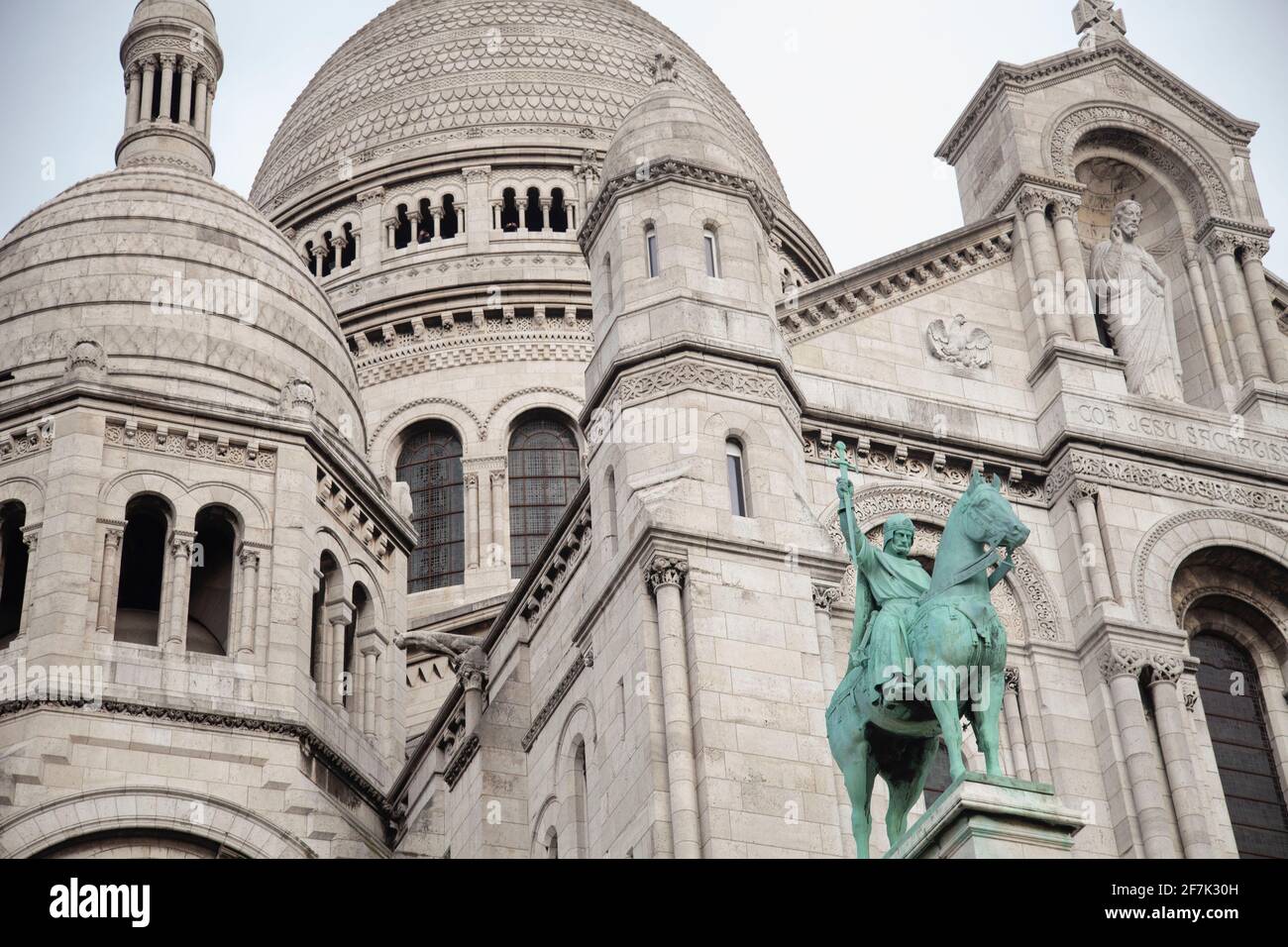 Sacre coeur basilica Paris Stock Photo