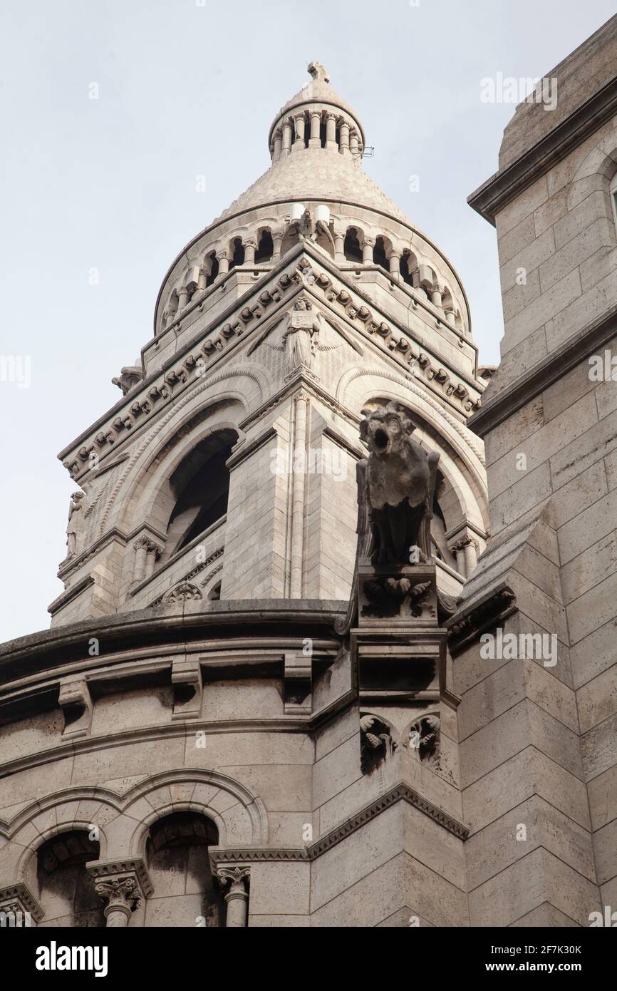 Sacre coeur basilica Paris Stock Photo