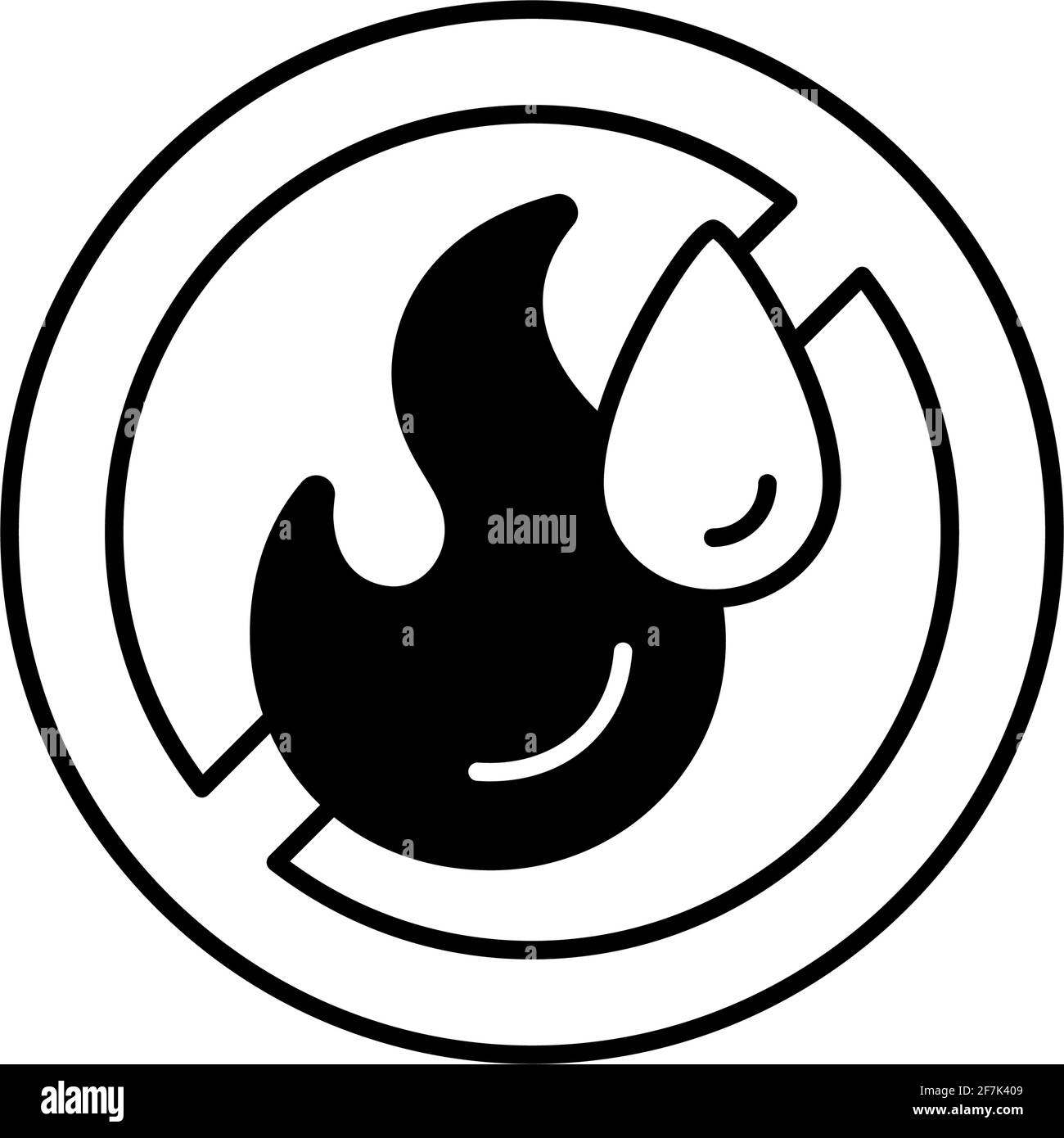 Use no water linear icon Stock Vector Image & Art - Alamy