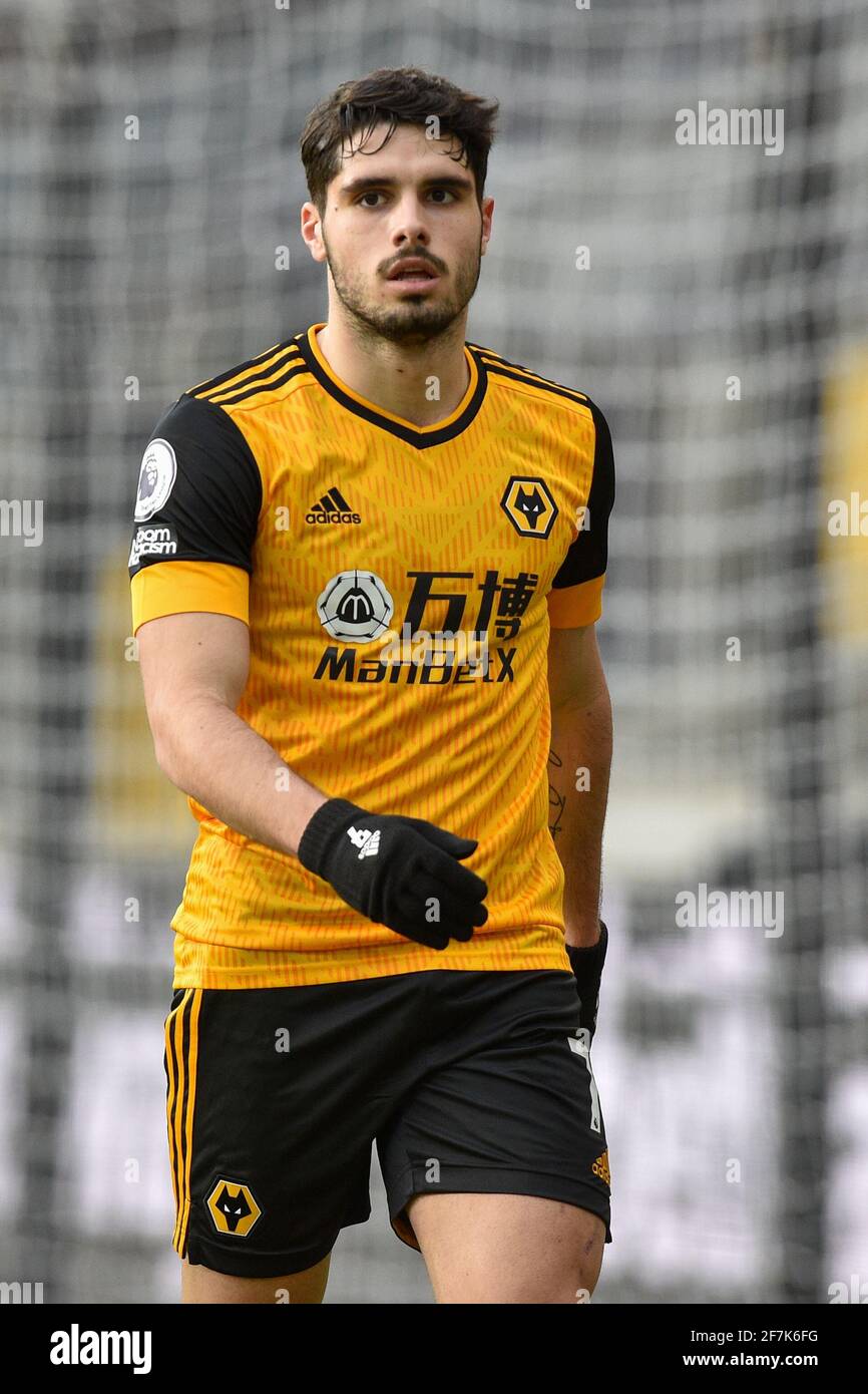Pedro Neto #7 of Wolverhampton Wanderers during the game Stock